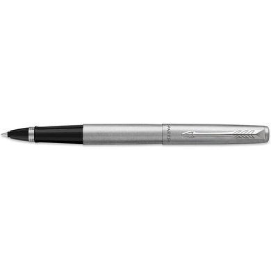 Ручка роллер Parker Jotter 17 Stainless Steel CT RB 16 121 Стальной/Черный