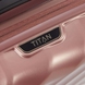 Чемодан Titan Shooting Star из поликарбоната на 4-х колесах 828406 (малый), 8284-15 Rose