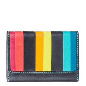 Жіночий гаманець з натуральної шкіри Visconti Santorini Halki STR3 Black Multi