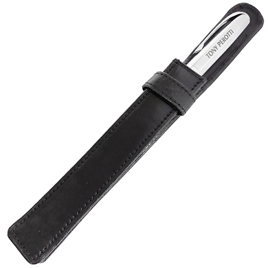 Чохол для ручки або олівця із натуральної шкіри Tony Perotti Italico 2572 nero (чорний), Чорний