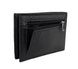 Шкіряне портмоне із затискачем для грошей Eminsa ES1128-18-1 чорного кольору, Чорний