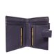 Жіночий шкіряний гаманець на кнопці Tony Perotti New Rainbow 1654 viola (бузковий)