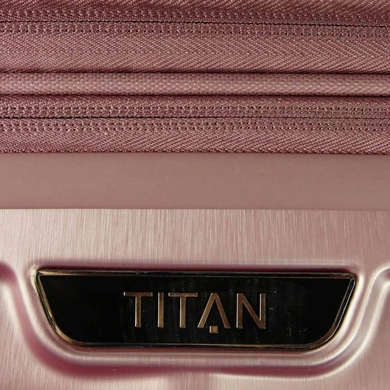 Валіза Titan Shooting Star з полікарбонату на 4-х колесах 828405 (середня), 8284-15 Rose
