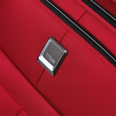 Чемодан Titan Nonstop текстильный на 4-х колесах 382406 (малый), Ti-NonStop-Red