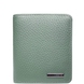 Невеликий гаманець з натуральної шкіри Karya 2012-026 світло-оливкового кольору