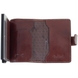 Кожаная кредитница с RFID Tony Perotti Nevada 3776 moro (коричневая), Натуральная кожа, Гладкая, Коричневый