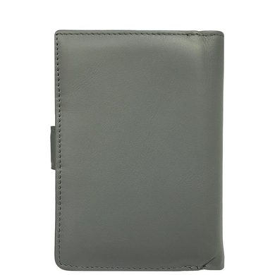 Жіночий шкіряний гаманець на кнопці Tony Perotti New Rainbow 1654 grigio (сірий)