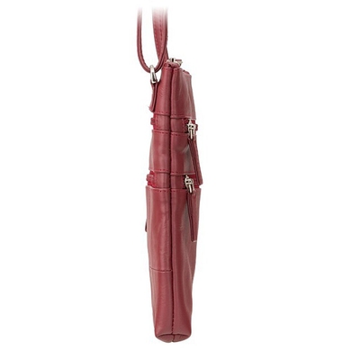 Сумка женская из натуральной кожи Visconti Sling Bags 18606 Red, ATL-Red