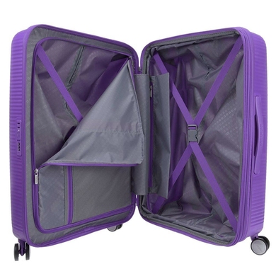 Чемодан American Tourister Soundbox из полипропилена на 4-х колесах 32G*002 Purple Orchid (средний)