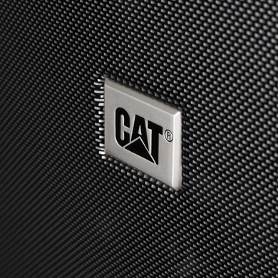 Чемодан из поликарбоната/ABS пластика CAT Carbon 83544 (большой) , Черный