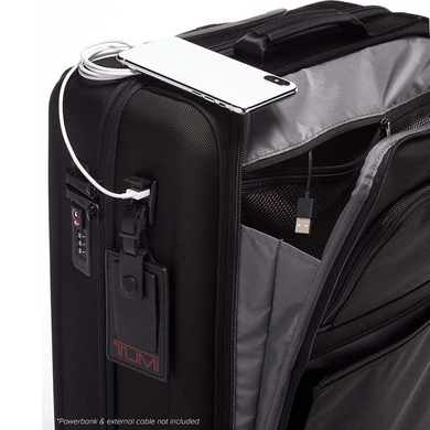 Чемодан текстильный на 4-х колесах Tumi Alpha 3 International Slim Super Léger Carry-On 02203901D3 Black (малый), TumiAlpha3-Black