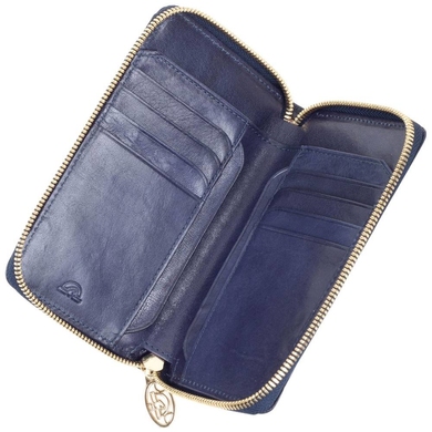 Жіночий шкіряний гаманець Tony Perotti Topkapi 3441 navy (темно-синій)
