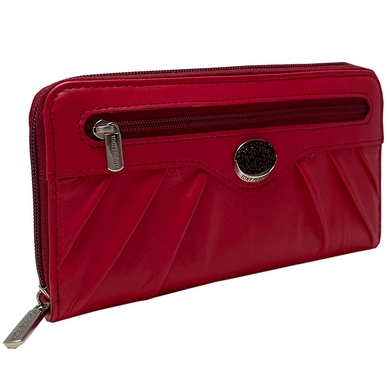 Жіночий гаманець з натуральної шкіри Tony Perotti Swarovski 3160 marlboro (червоний)