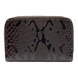 Кошелек на кнопке Karya из лакированной кожи 1165-015 темно-коричневого цвета