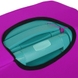 Чехол защитный для малого чемодана из дайвинга Бирюзовые волны S 9003-21, 900-21-темно бирюзовый