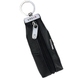 Шкіряна ключниця Karya на блискавці з кільцем для ключів KR446-45 чорного кольору