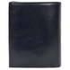 Кожаная кредитница c отделением с RFID Tony Perotti Nevada 3813 nero (черная), Натуральная кожа, Гладкая, Черный