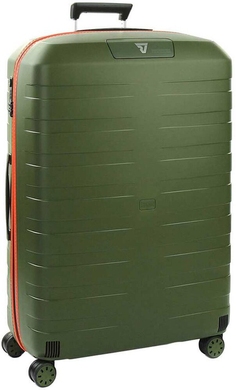 Чемодан из полипропилена на 4-х колесах Roncato Box 2.0 5541 (большой), 554-5257-Military green/Orange