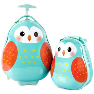 Набор детский Heys Travel Tots Owl 13030-3170-00 (чемодан на 2 колесах + рюкзак), Heys Travel Tots Owl