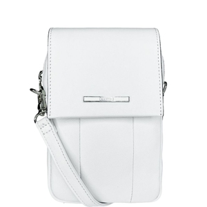 Женская вертикальная сумка Karya из натуральной кожи 2385-09 белого цвета, Белый