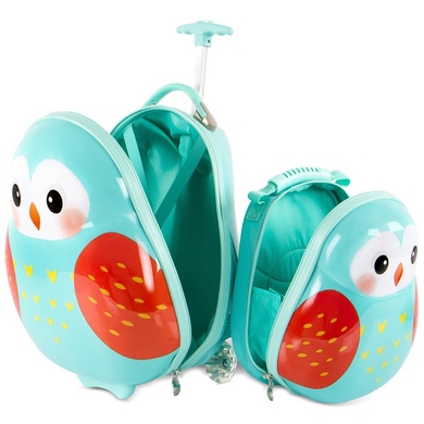 Набір дитячий Heys Travel Tots Owl 13030-3170-00 (валіза на 2 колесах + рюкзак ), Heys Travel Tots Owl