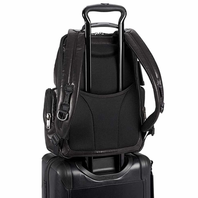 Рюкзак с отделением для ноутбука до 15" Tumi Alpha Bravo Nellis Leather 0932681DL Black