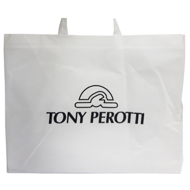 Шкіряна чоловіча сумка Tony Perotti на два відділи Italico 9954 чорного кольору