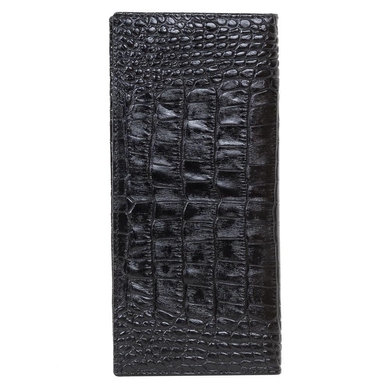 Чоловічий купюрник Karya з натуральної шкіри 0933-53 чорного кольору, Чорний