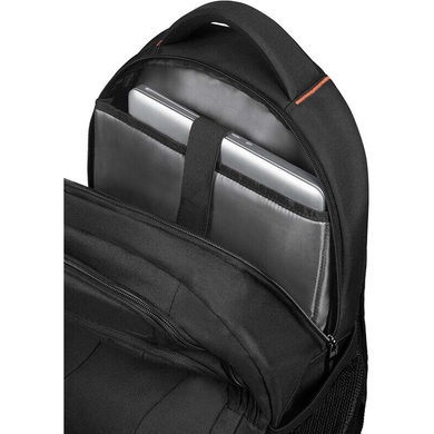 Рюкзак повсякденний з відділенням для ноутбука до 15,6" American Tourister AT Work 33G*002 Black Orange, Чорний