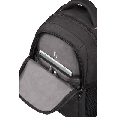Рюкзак повседневный с отделением для ноутбука до 15,6" American Tourister AT Work 33G*002 Black Orange, Черный