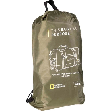 Складна сумка на колесах National Geographic Pathway N10442 хакі