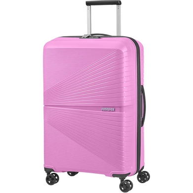 Ультралегка валіза American Tourister Airconic із поліпропілену 4-х колесах 88G*002 Pink Lemonade (середня)