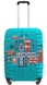 Чехол защитный для среднего чемодана из дайвинга Лондон 9002-0412, Мультицвет-900
