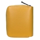 Небольшой кошелек из натуральной кожи Karya 2012-56 желтого цвета