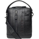 Чоловіча сумка на блискавці Karya з натуральної шкіри 0901-45-1 чорного кольору