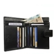 Жіночий шкіряний гаманець на кнопці Tony Perotti New Rainbow 1654 nero (чорний)