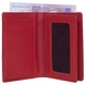Кожаная кредитница с отделением для купюр Tony Perotti Cortina 5065 rosso (красная)