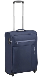 Ультралегка валіза Roncato Lite Soft з текстилю на 2-х колесах 414745 Blu navy (мала)