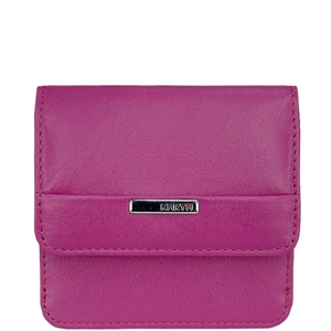 Малый кошелек Karya из натуральной кожи 1106-040 розового цвета