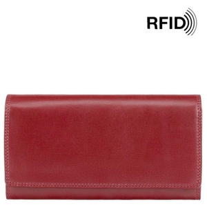 Жіночий гаманець з натуральної шкіри Visconti Monza Maria MZ12 Italian Red