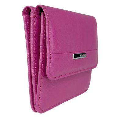 Малий гаманець Karya з натуральної шкіри 1106-040 рожевого кольору