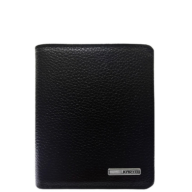 Мужское портмоне Karya из натуральной кожи 0995-45 черного цвета, Черный