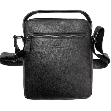Мужская сумка Karya из натуральной кожи 0823-45 черного цвета