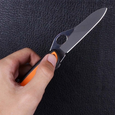 Большой складной нож Victorinox Hunter XT GRIP One Hand 0.8341.MC9 (Оранжевый)