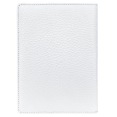 Шкіряна обкладинка на паспорт Karya KR092-09 білого кольору, Білий