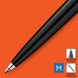 Шариковая ручка в блистере Parker Jotter 17 Standart Black CT BP 15 636 Черный/Хром