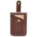 Шкіряна кредитница з відділенням з RFID Tony Perotti Nevada 3821 moro (коричнева), Натуральна шкіра, Гладка, Коричневий