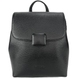 Шкіряний рюкзак Karya на два відділи KR6022-45 чорного кольору, Чорний, Зерниста