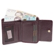 Жіночий гаманець з натуральної замші з принтом/шкіри Tony Bellucci 870-D1D1.R чорний з принтом