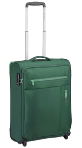 Ультралегка валіза Roncato Lite Soft з текстилю на 2-х колесах 414745 Verde bottiglia (мала)